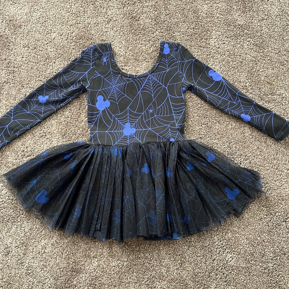 Wild Rich Kids Leotard Tutu Dress Halloween DISNEY Mickey and Webs